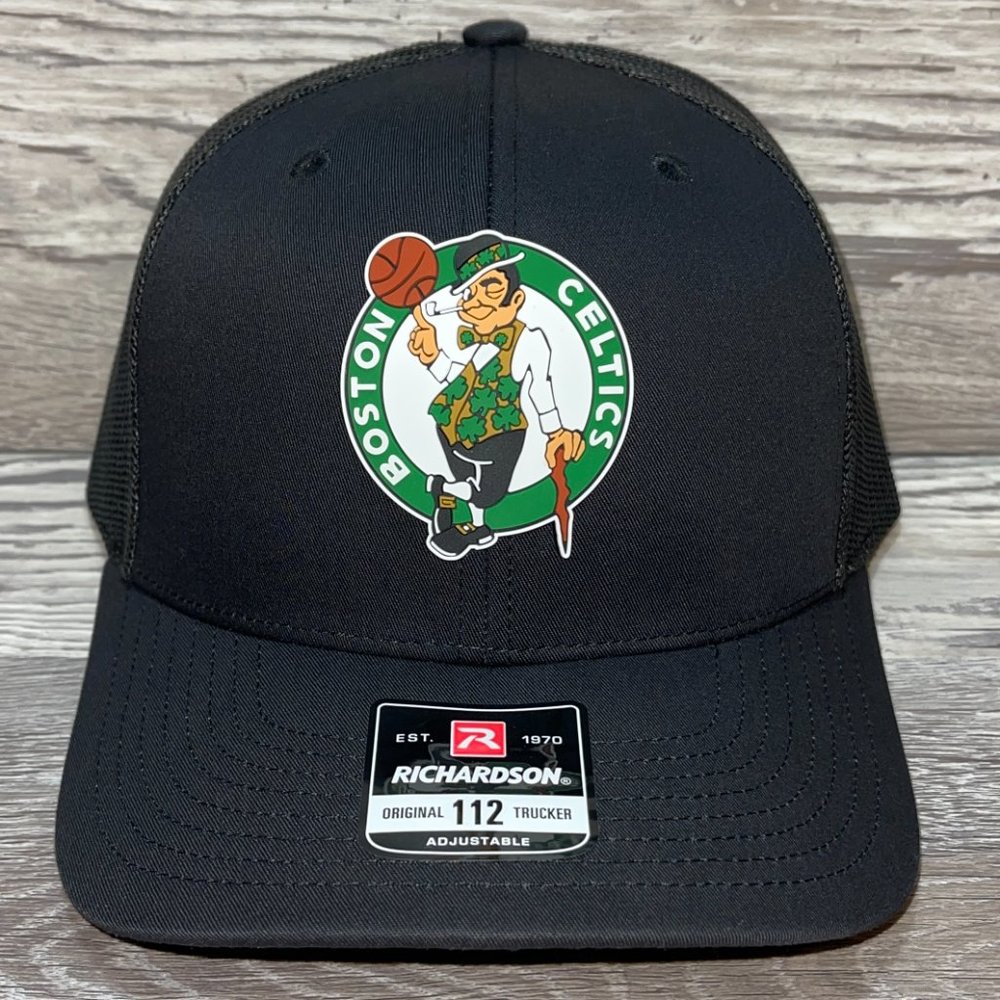 Boston Celtics 3D Snapback Trucker Hat- Black